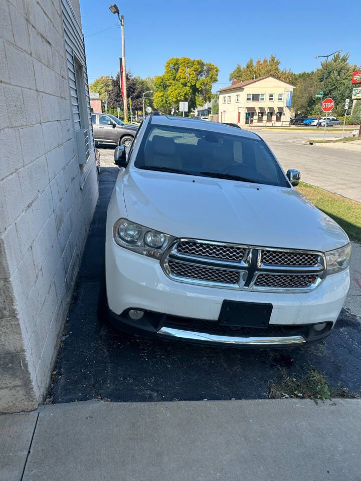 White 2012 Dodge Durango Citadel AWD Citadel 4dr SUV 1