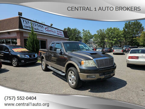 2005 Ford F-150 for sale at Central 1 Auto Brokers in Virginia Beach VA