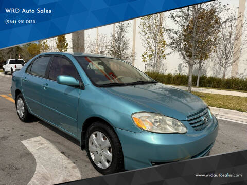 2004 Toyota Corolla for sale at WRD Auto Sales in Hollywood FL