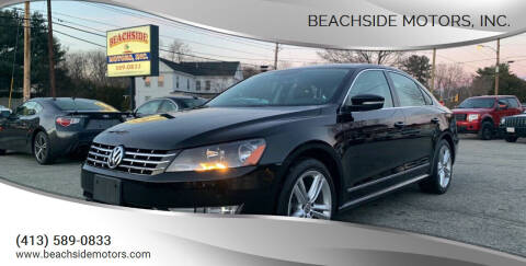 2013 Volkswagen Passat for sale at Beachside Motors, Inc. in Ludlow MA
