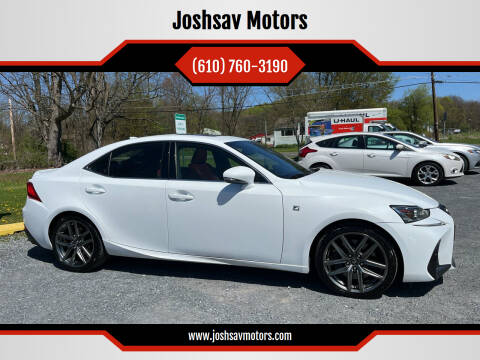 2017 Lexus IS 350 for sale at Joshsav Motors in Walnutport PA