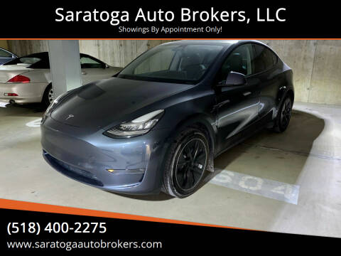 2020 Tesla Model Y for sale at Saratoga Auto Brokers, LLC in Wilton NY