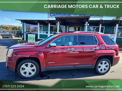 2017 GMC Terrain for sale at Carriage Motors Car & Truck in Santa Rosa CA