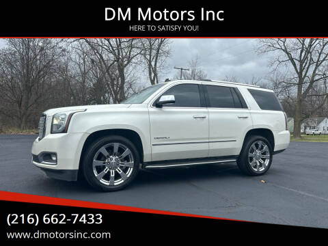 2015 GMC Yukon for sale at DM Motors Inc in Maple Heights OH