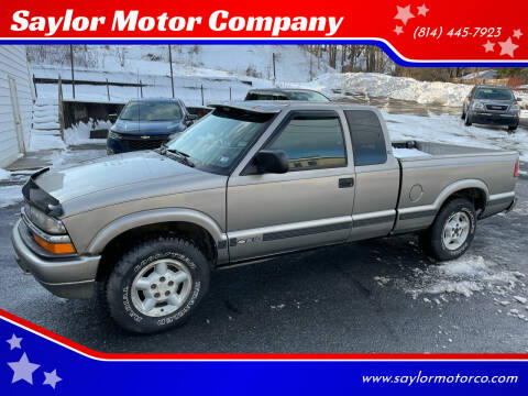 2000 Chevrolet S-10 for sale at Saylor Motor Company in Somerset PA