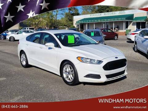 2016 Ford Fusion for sale at Windham Motors in Florence SC