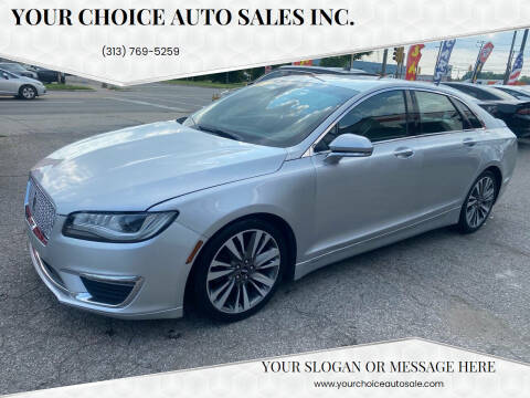 2017 Lincoln MKZ for sale at Your Choice Auto Sales Inc. in Dearborn MI