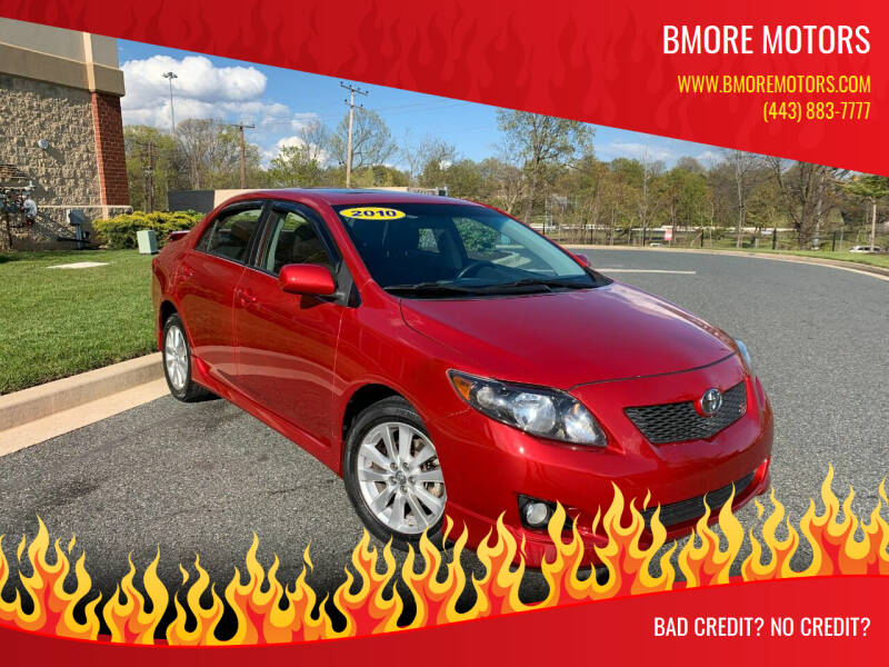 2010 Toyota Corolla for sale at Bmore Motors in Baltimore MD