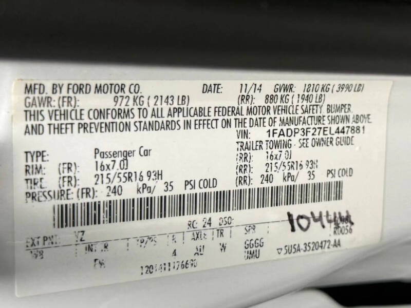 2014 Ford Focus SE