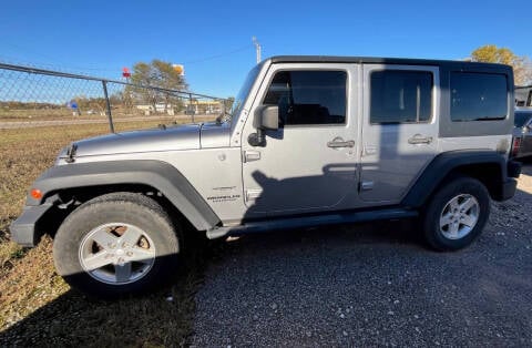 2014 Jeep Wrangler Unlimited for sale at NORRIS AUTO SALES in Edmond OK