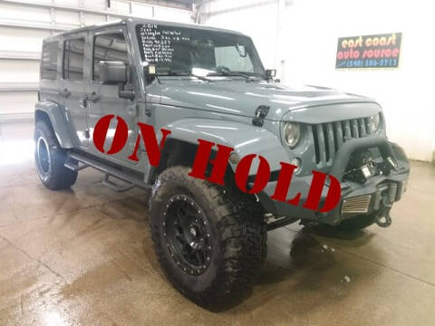 2014 Jeep Wrangler Unlimited for sale at East Coast Auto Source Inc. in Bedford VA