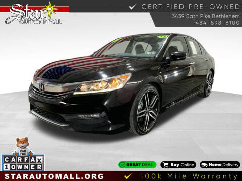 2017 Honda Accord for sale at STAR AUTO MALL 512 in Bethlehem PA