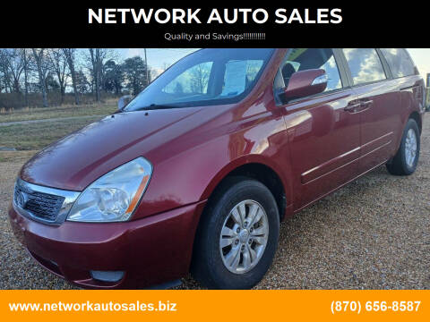 2012 Kia Sedona for sale at NETWORK AUTO SALES in Mountain Home AR