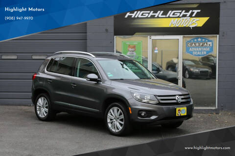 2012 Volkswagen Tiguan for sale at Highlight Motors in Linden NJ