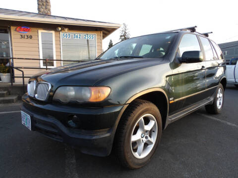 2002 BMW X5 for sale at WEST COAST CAR SALES in Salem OR