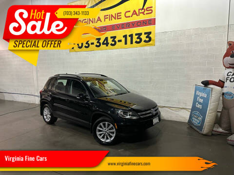 2017 Volkswagen Tiguan for sale at Virginia Fine Cars in Chantilly VA
