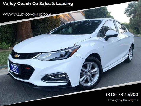 2016 Chevrolet Cruze for sale at Valley Coach Co Sales & Leasing in Van Nuys CA