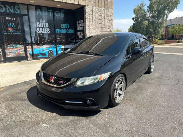 2013 Honda Civic for sale at HUDSONS AUTOS in Gilbert, AZ