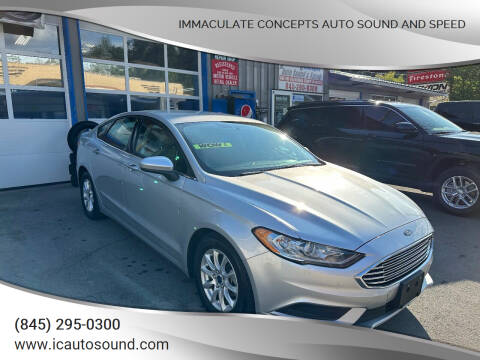 2018 Ford Fusion for sale at Immaculate Concepts Auto Sound and Speed in Liberty NY