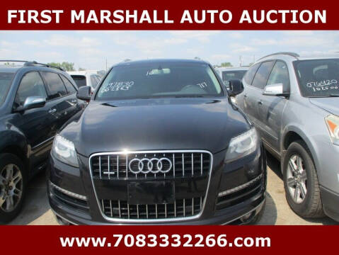 2010 Audi Q7 for sale at First Marshall Auto Auction in Harvey IL