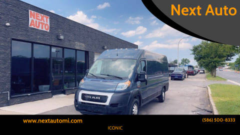 2019 RAM ProMaster for sale at Next Auto in Mount Clemens MI