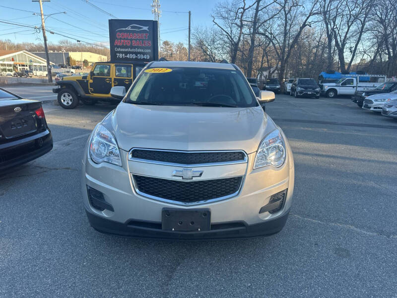 2012 Chevrolet Equinox for sale at Cohasset Auto Sales in Cohasset MA