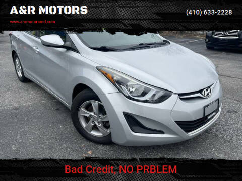 2015 Hyundai Elantra for sale at A&R MOTORS in Baltimore MD