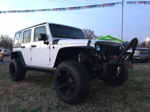 2014 Jeep Wrangler Unlimited for sale at Ridgeway's Auto Sales in West Frankfort IL