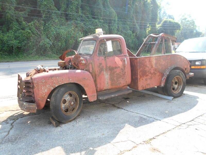 1947 Chevrolet 6100 wrecker for sale at Tennessee Valley Motor Co in Knoxville TN