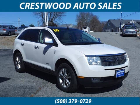 2010 Lincoln MKX for sale at Crestwood Auto Sales in Swansea MA