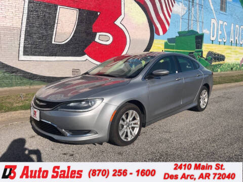 2016 Chrysler 200 for sale at D3 Auto Sales in Des Arc AR