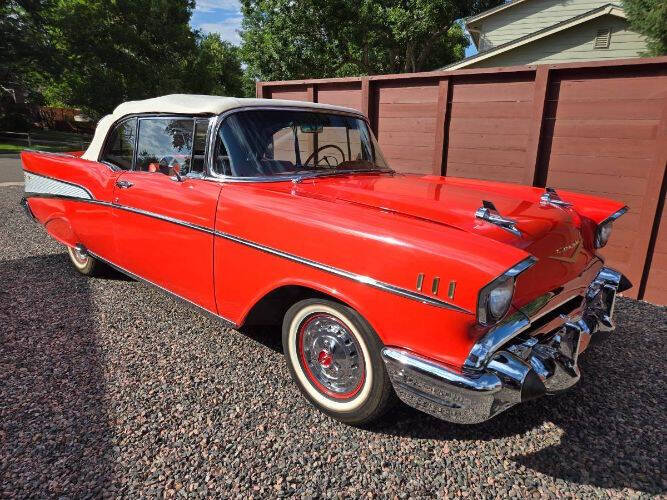 1957 Chevrolet Bel Air for sale at Classic Car Deals in Cadillac MI