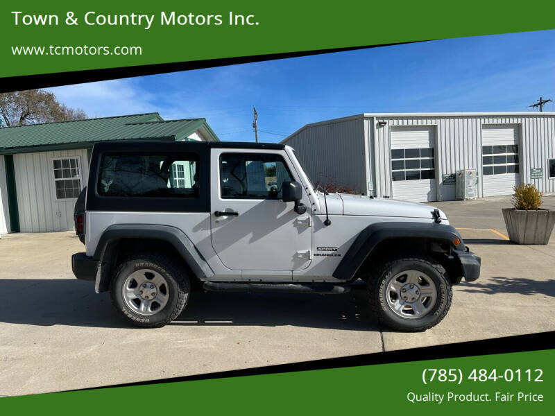 2013 Jeep Wrangler for sale at Town & Country Motors Inc. in Meriden KS