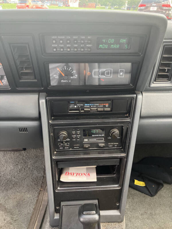 1987 Dodge Daytona Pacifica Turbo
