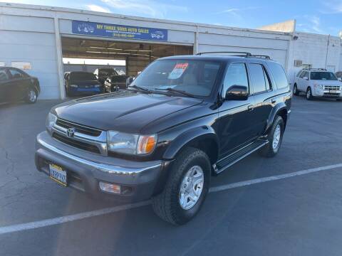2002 Toyota 4Runner for sale at My Three Sons Auto Sales in Sacramento CA