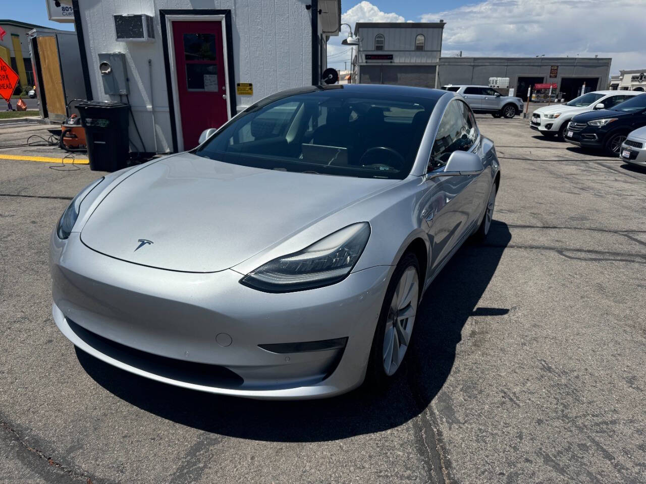 Silver 2018 Tesla Model 3 Long Range AWD Long Range 4dr Fastback 2
