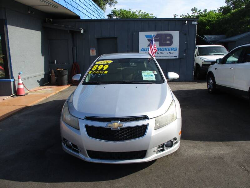 2012 Chevrolet Cruze for sale at AUTO BROKERS OF ORLANDO in Orlando FL