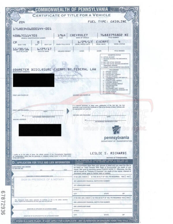 1964 Chevrolet Corvette