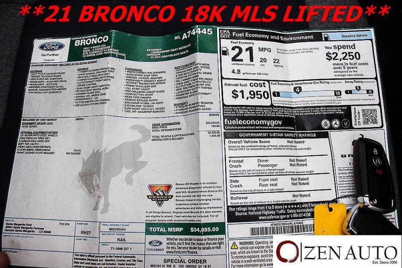 2021 Ford Bronco