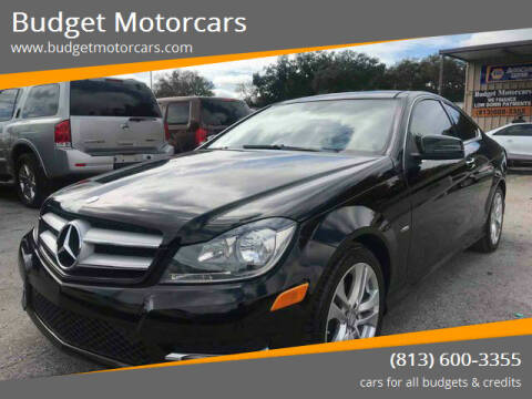 2012 Mercedes-Benz C-Class for sale at Budget Motorcars in Tampa FL