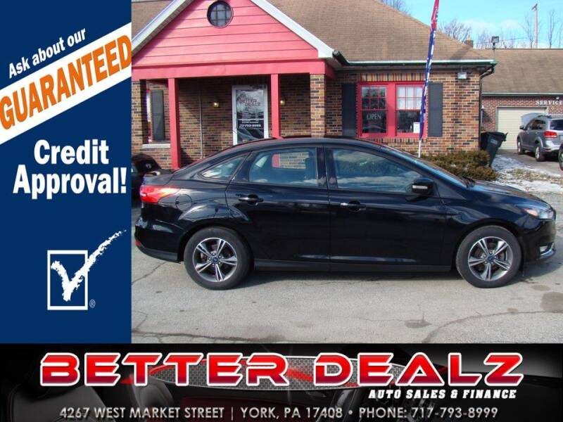 2018 Ford Focus for sale at Better Dealz Auto Sales & Finance in York PA