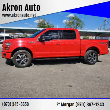 2016 Ford F-150 for sale at Akron Auto in Akron CO