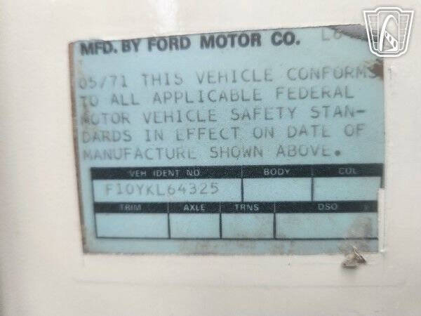 1971 Ford F-100