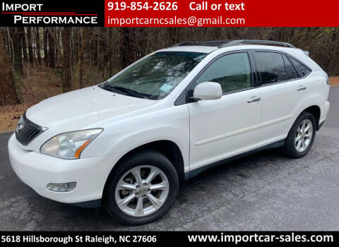 2009 Lexus RX 350 for sale at Import Performance Sales in Raleigh NC