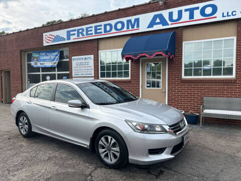 2013 Honda Accord for sale at FREEDOM AUTO LLC in Wilkesboro NC