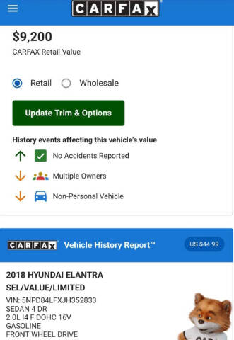 2018 Hyundai Elantra