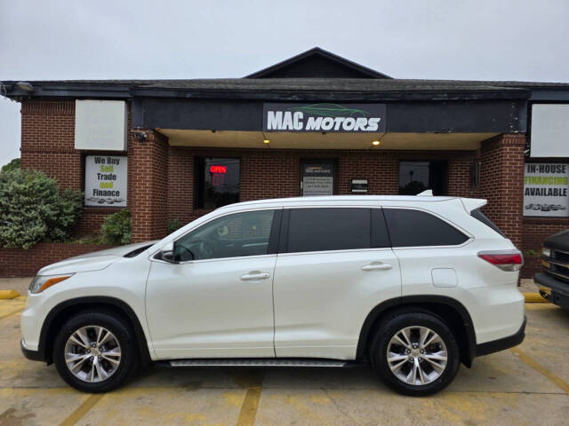 2015 Toyota Highlander for sale at Mac Motors in Arlington, TX