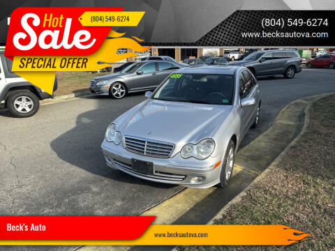 2005 Mercedes-Benz C-Class for sale at Beck's Auto in Chesterfield VA