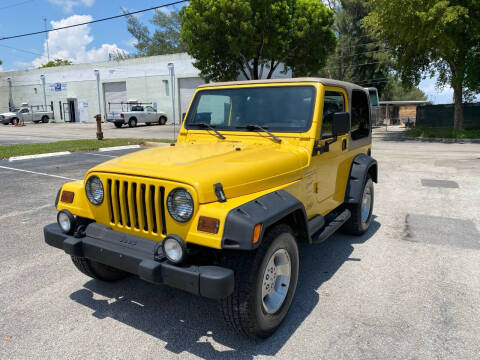 2000 Jeep Wrangler for sale at Best Price Car Dealer in Hallandale Beach FL