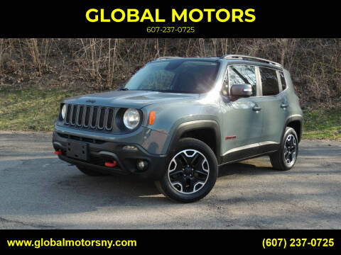 2016 Jeep Renegade for sale at GLOBAL MOTORS in Binghamton NY